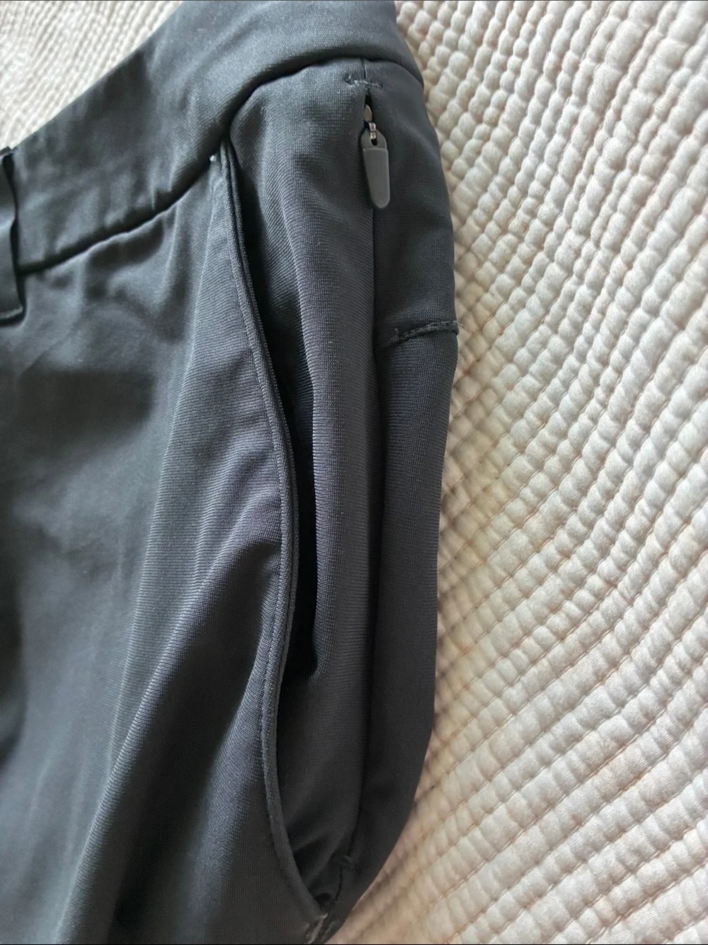 lululemon athletica Men's Black Chino-Style Tech Pants